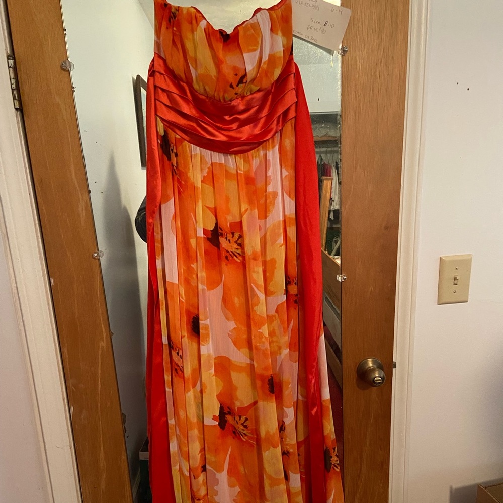 Never Worn Floral Formal Dress